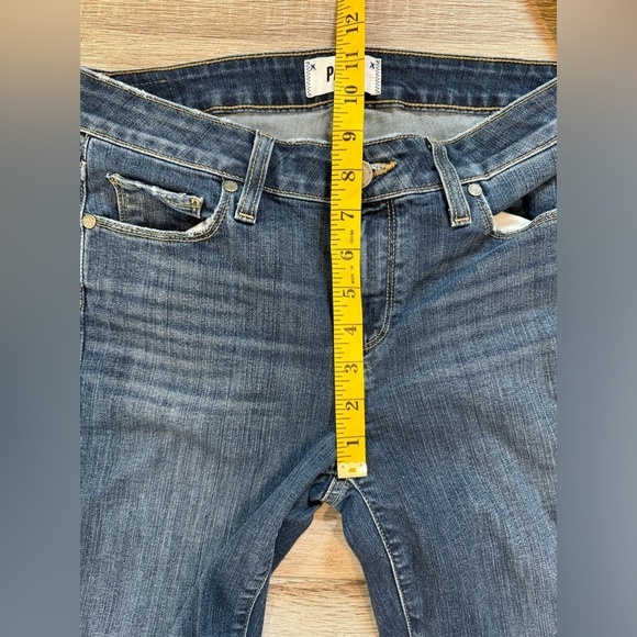 PAIGE~ Women’s Verdugo Crop Mavis Destructed Cropped Distressed Jeans Size 28 - Picture 11 of 11